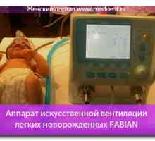 Jedinica ventilator Fabian novorođenčadi. Pregled proizvoda