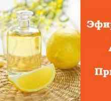 Limun eterično ulje. primjena