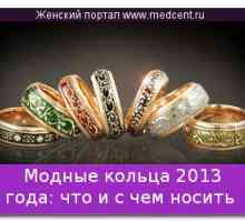 Modni prstenovi 2013: što i što će nositi