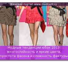 Modni trendovi suknje 2013: raslojavanje i svijetle boje, jednostavan stil i složenost računa