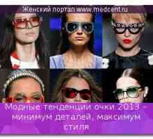 Modni trendovi naočale 2013 - minimalni detalji, maksimalno stil