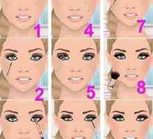 Jednostavan make-up: Fotografije s opisom