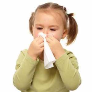 Oticanje sluznice nosa i grla djeteta