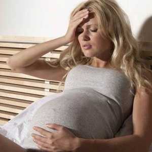 Pojavljuju se edem trudnoće u posljednjih nekoliko tjedana