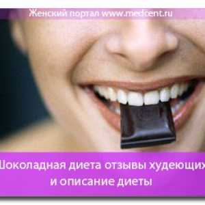 Čokolada dijeta recenzije gubitka težine i dijeta opis