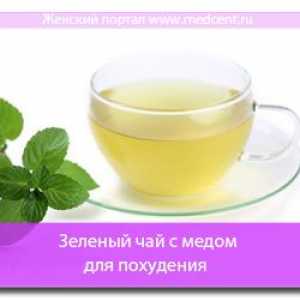 Zeleni čaj s medom za mršavljenje